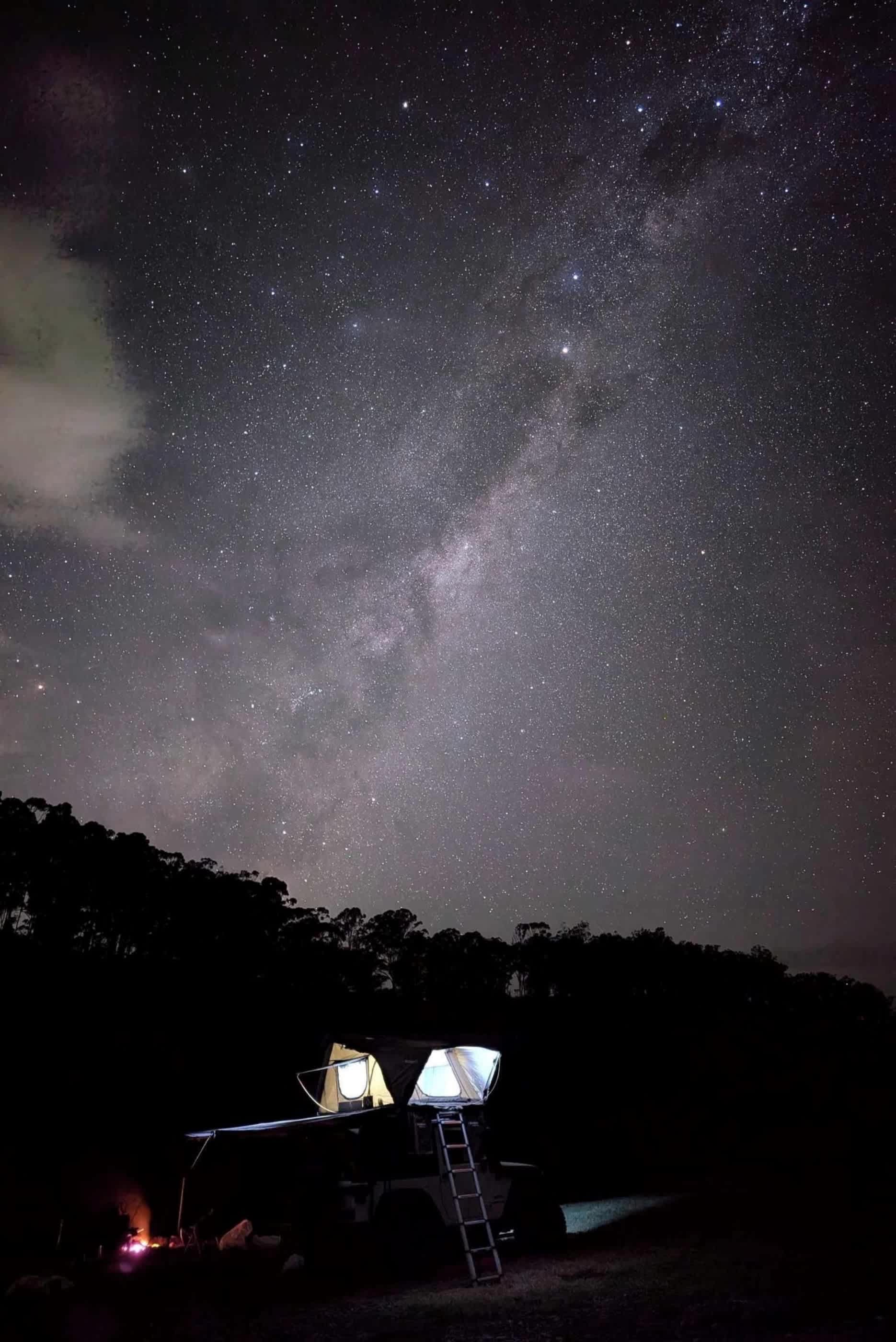Setup Under The Milky Way 