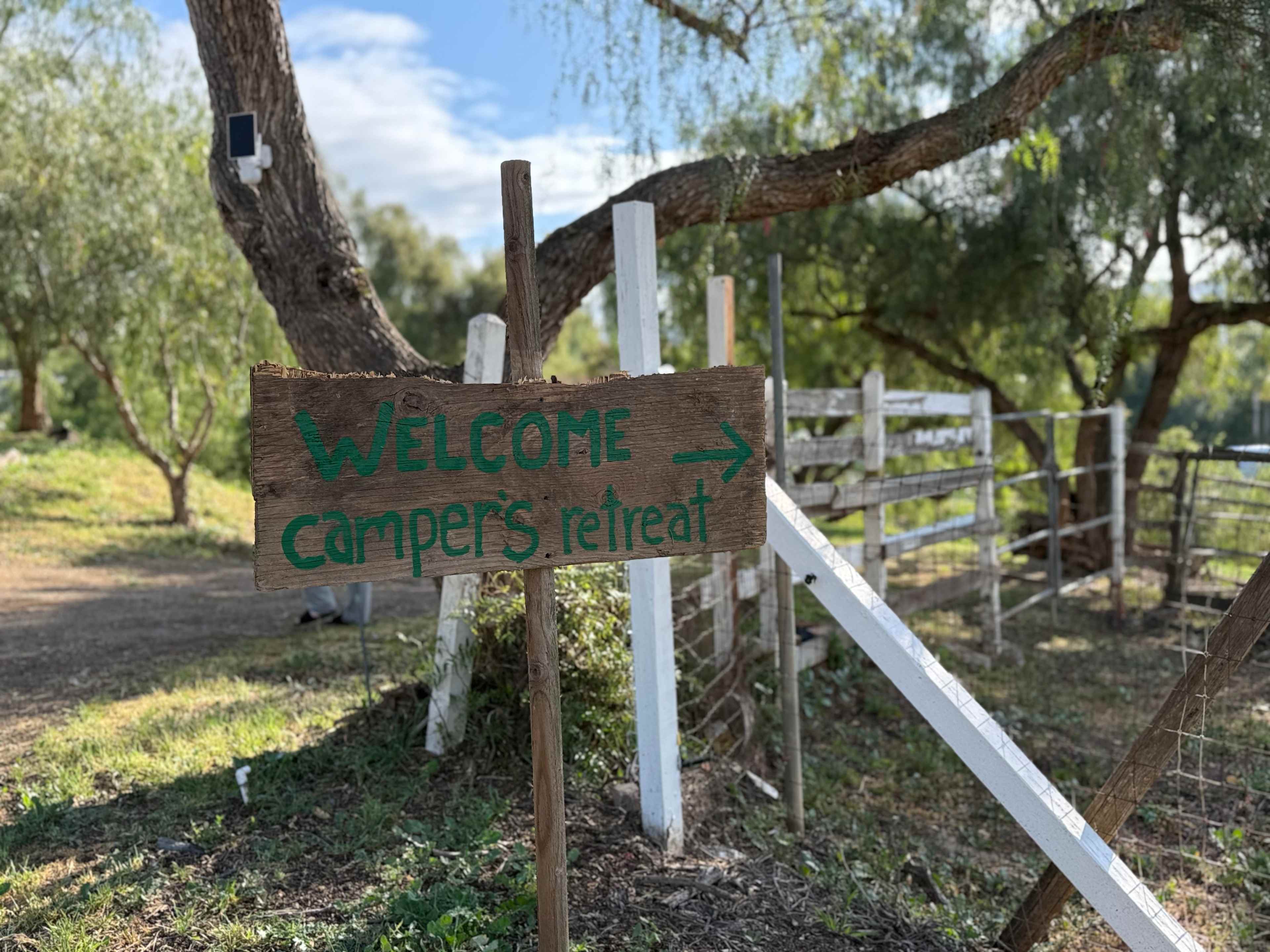 Welcome sign