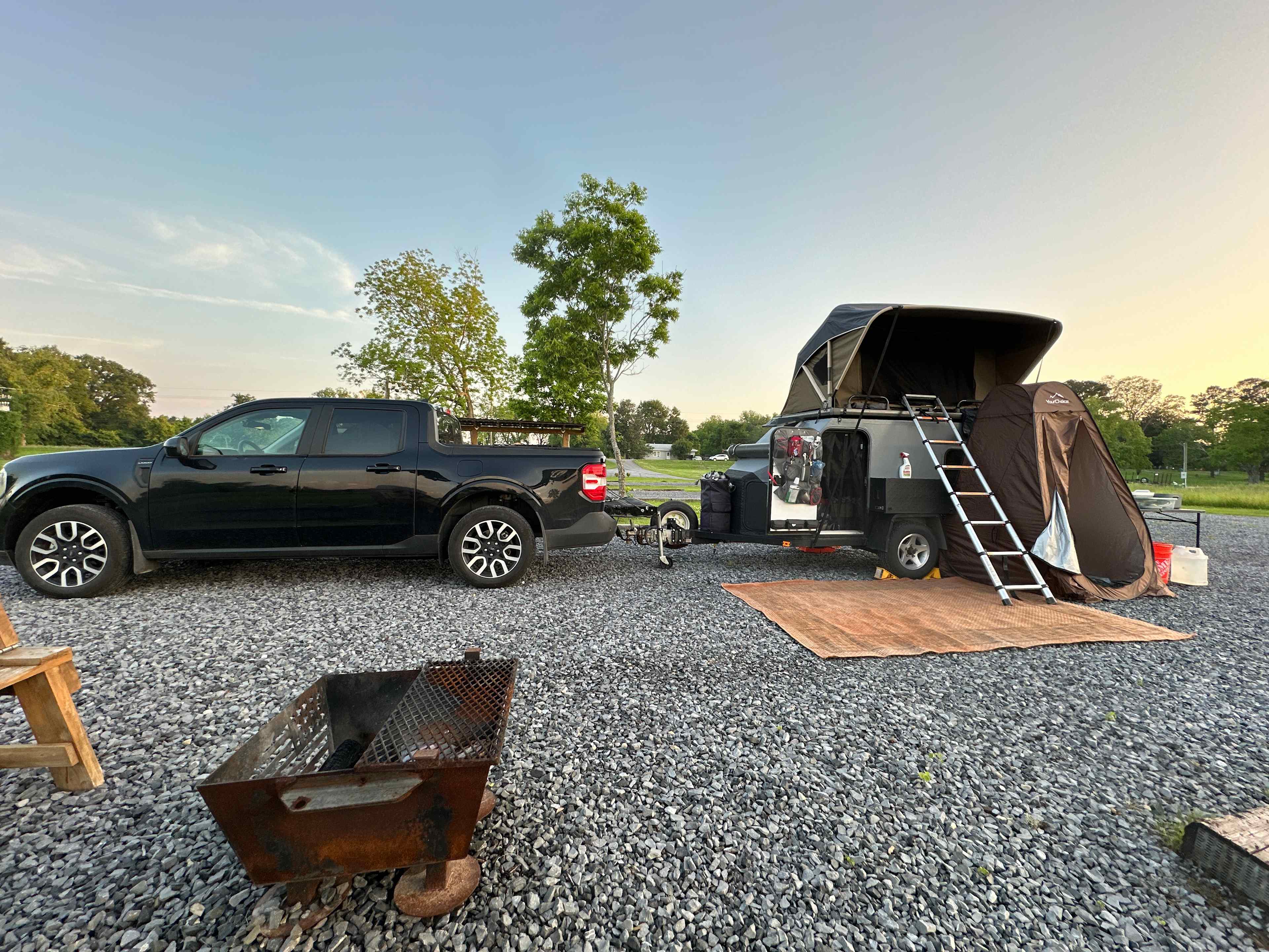 Pristine camp site