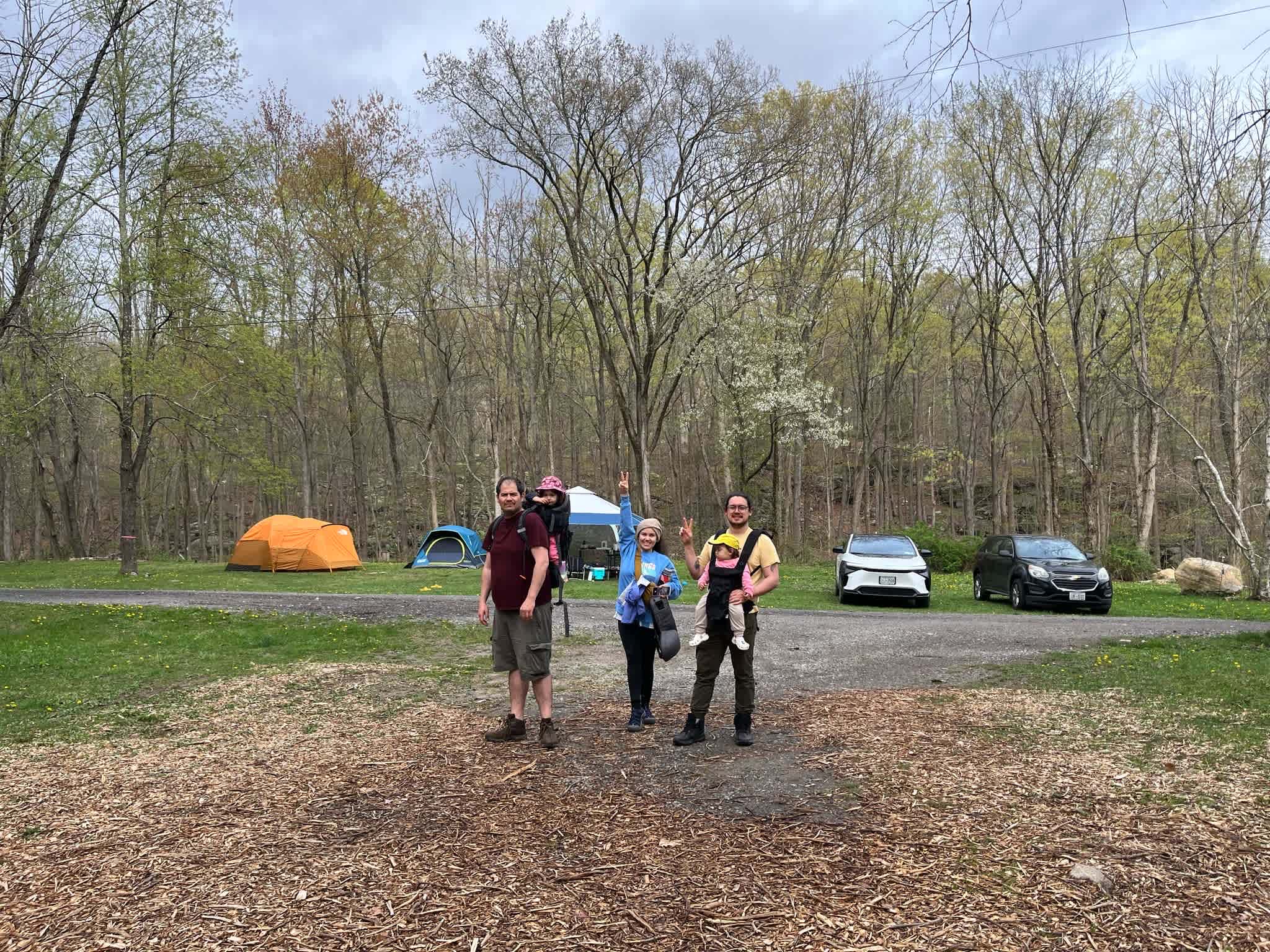 Heading to the waterfall hike