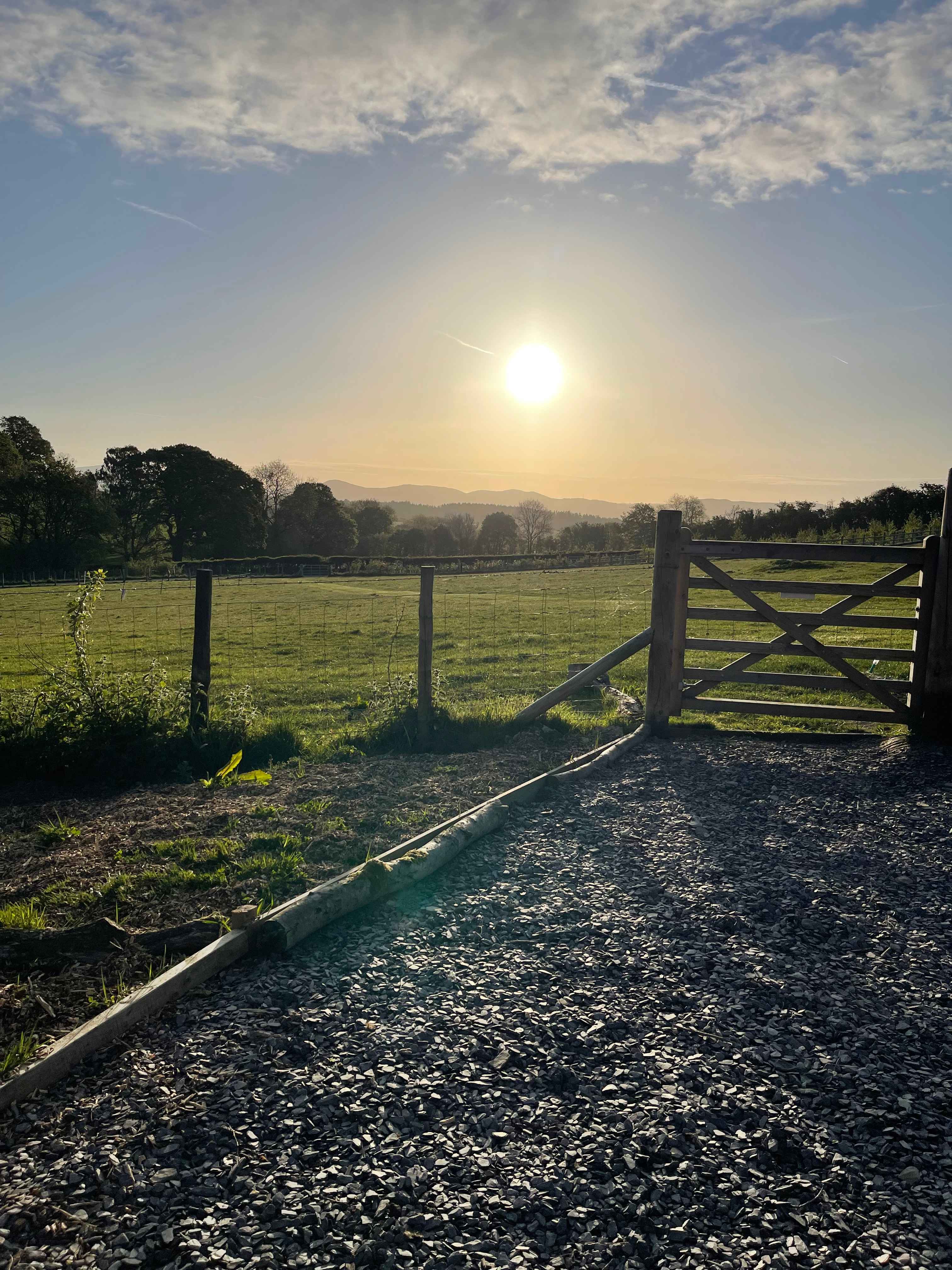 View from the front door