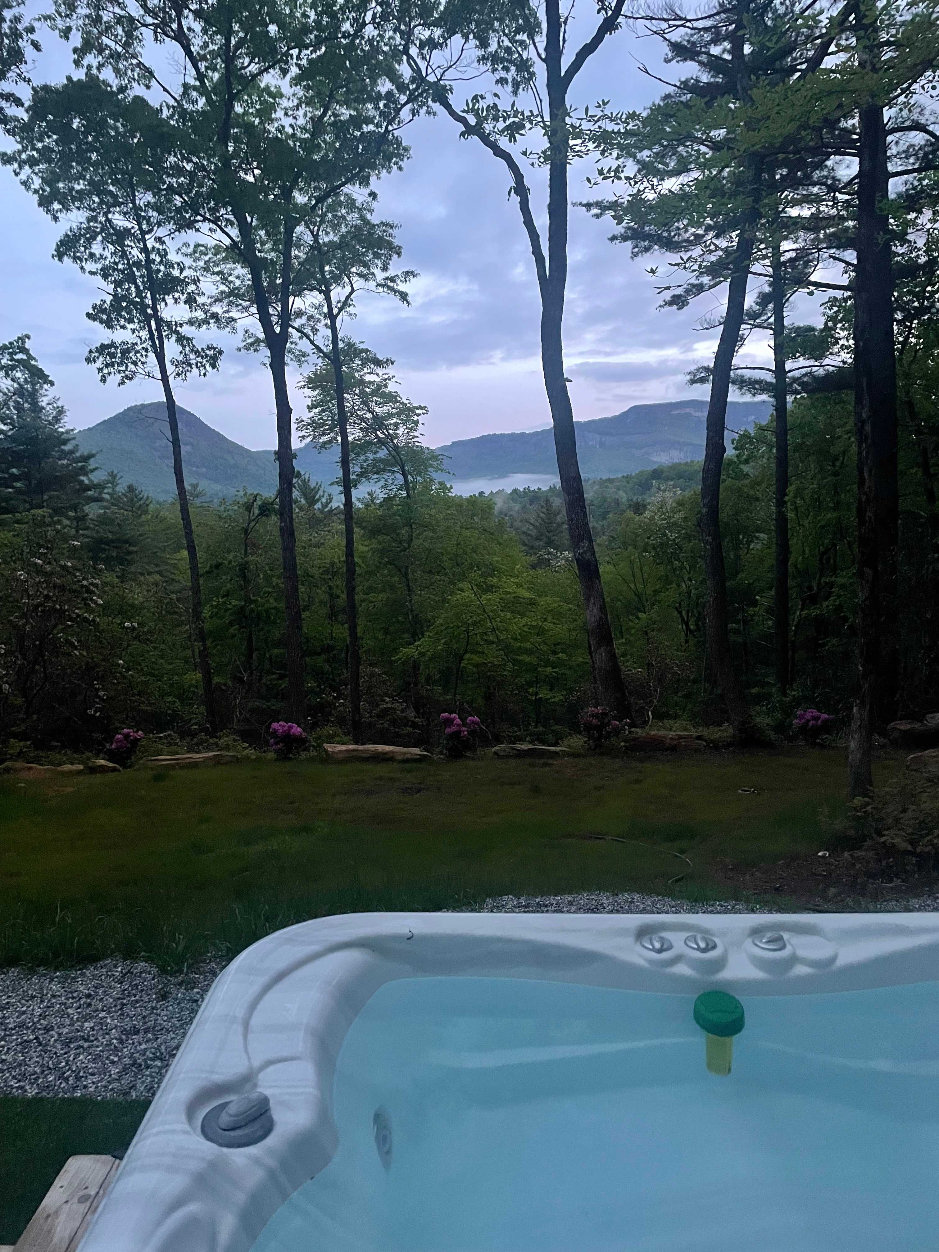 Hot tub viewing 