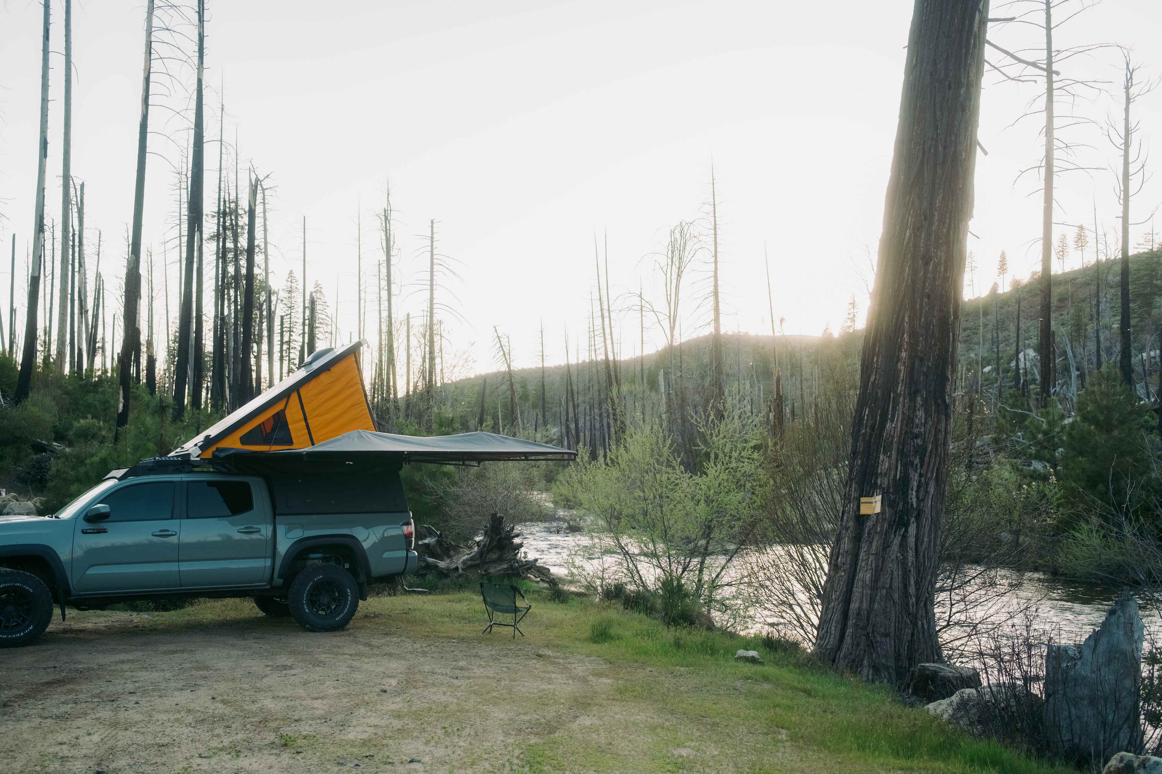 Camping on the Middle Fork of the Tuolumne River