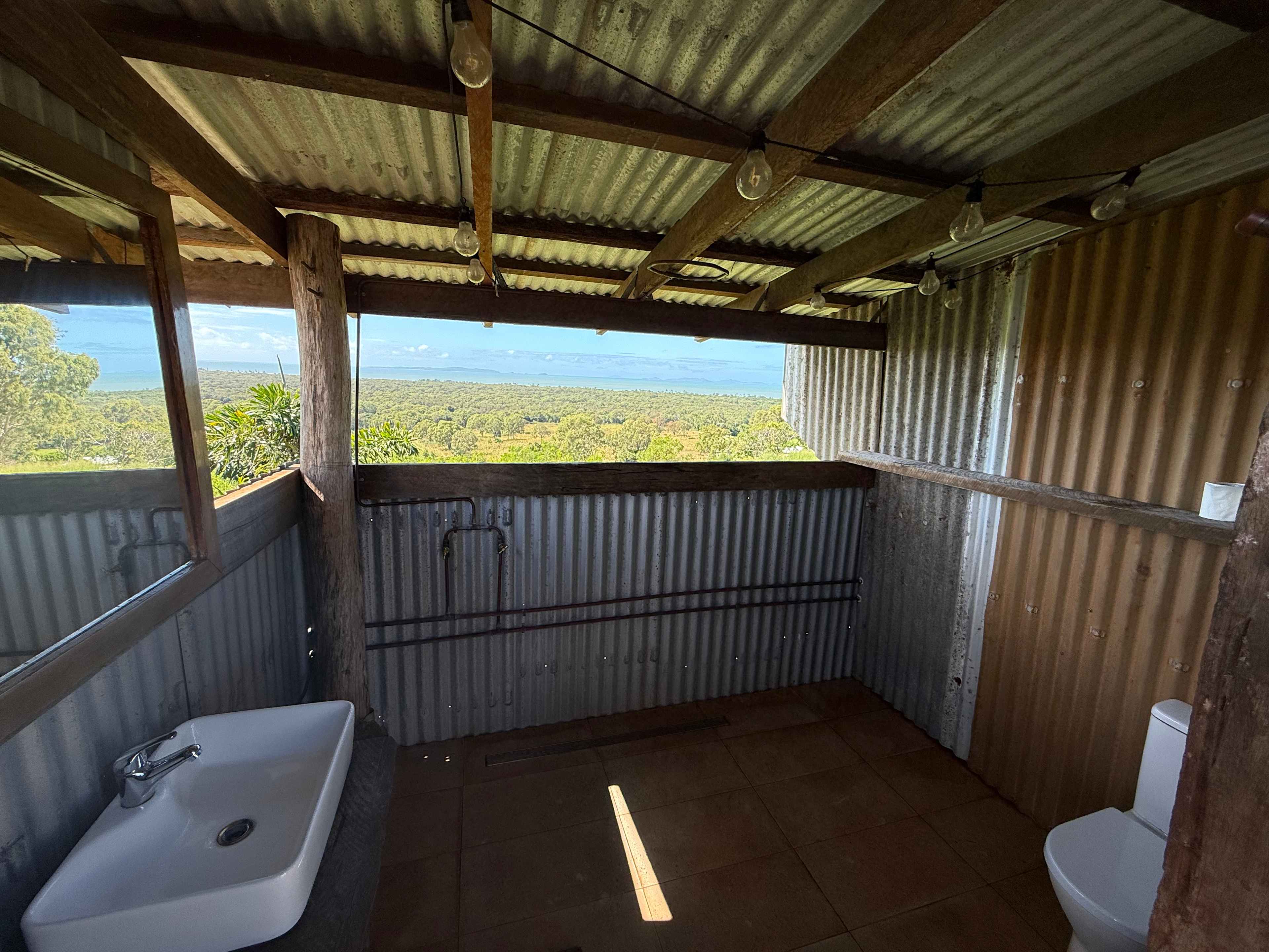 Showers with a view and so nice and clean
