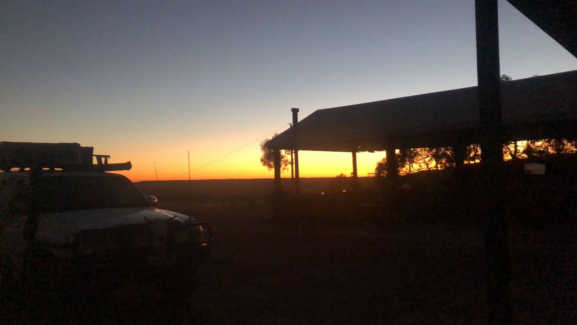 Sunrise from the Alfresco Area