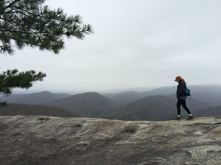 December 2014 at Stone Mountain summit
