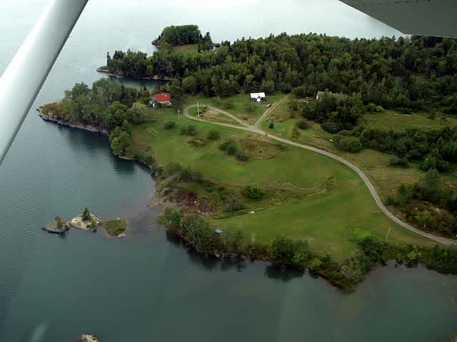 The area around the house, Villa Maria