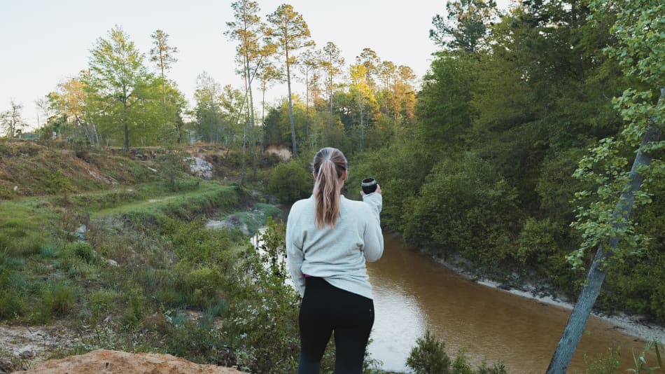 By the creek