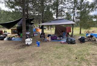 47 acres of tent camping