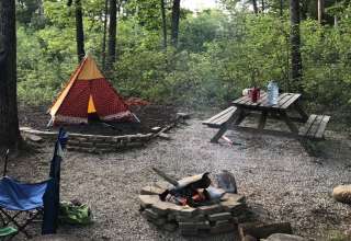 Red River Gorge tent camping