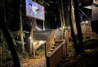 Happy Camper at Floras Retreats