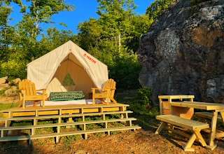 Glamping on the farm