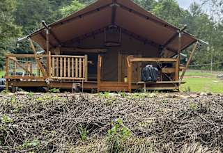 Firefly  tent on the creek bank