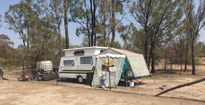 small portacot for caravan