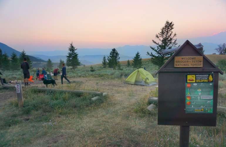 Wolf Creek Campground Teton Wy
