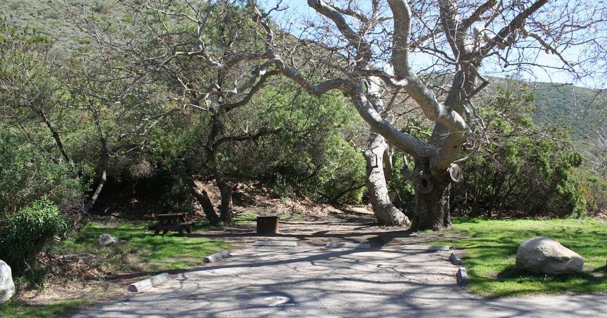 Sycamore clearance canyon campground