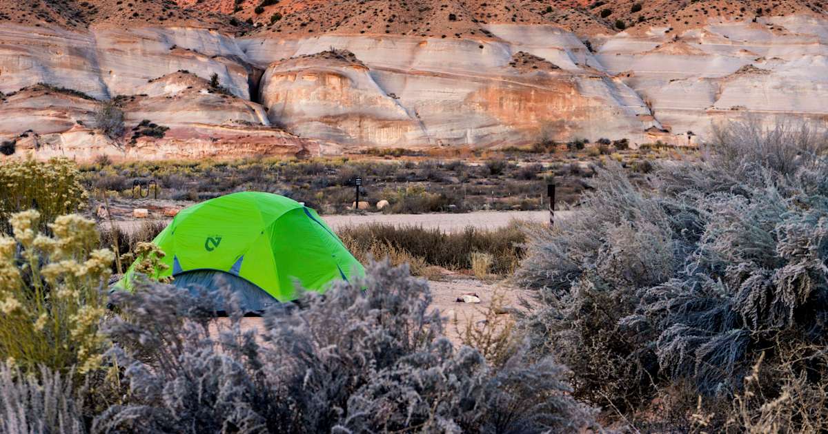White house trailhead and campground top