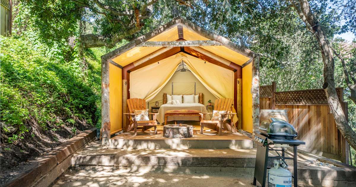 Luxury Tent, Smr Carmel Camping, CA: 8 Photos