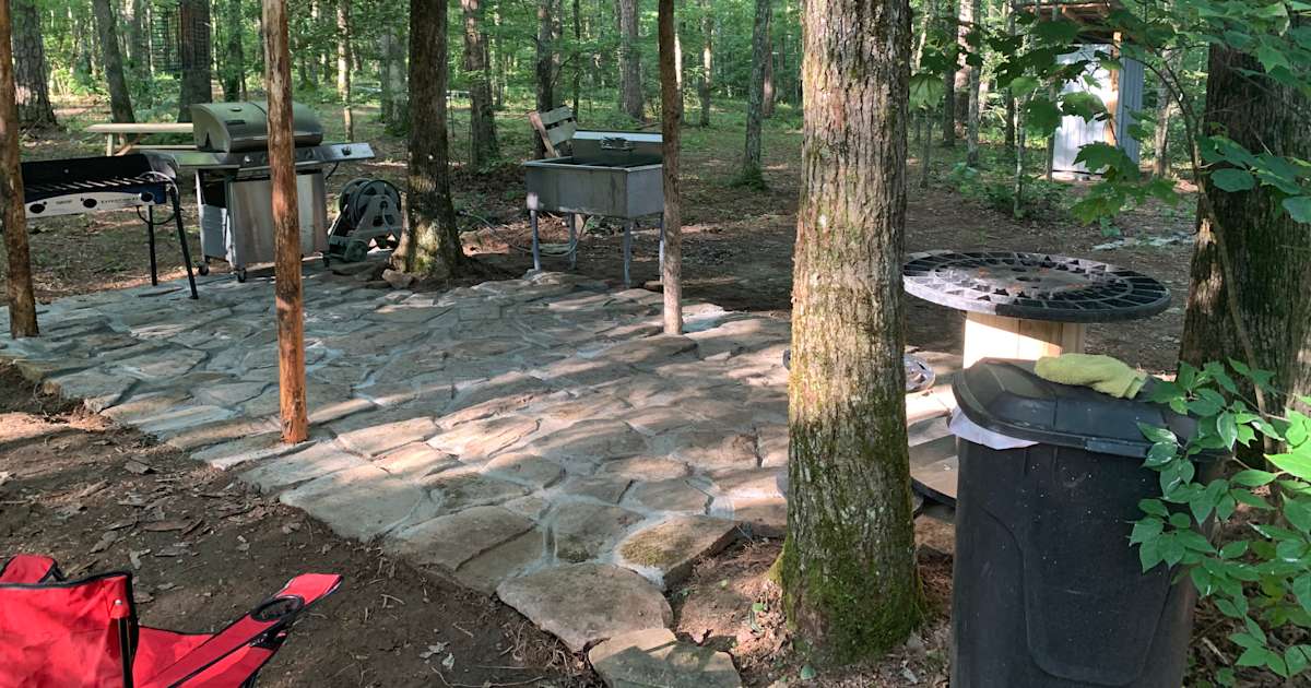 Outdoor Kitchen Campsite Yurtle The Falls At Sewanee Creek Tn 3 Hipcamper Reviews And 16 Photos