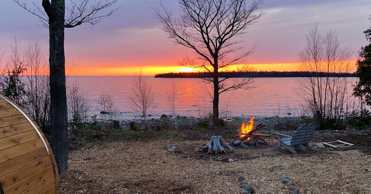 Lake Superior Waterfront Site Camping