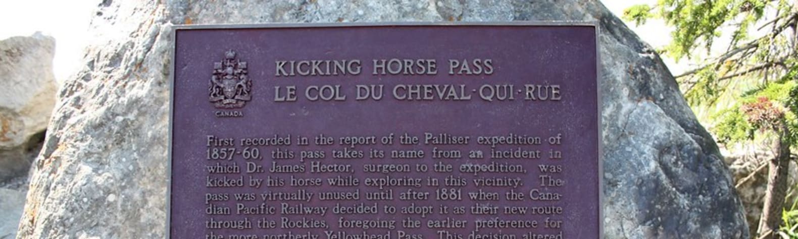 Kicking Horse Pass National Historic Site
