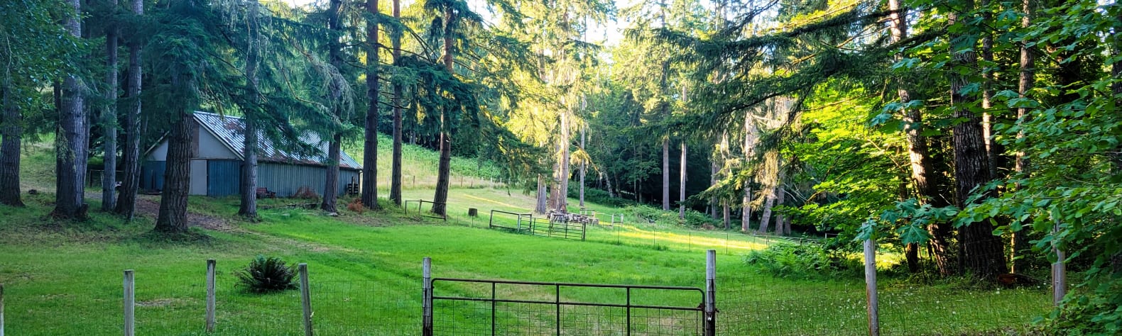 Glencove pasture and forest trails