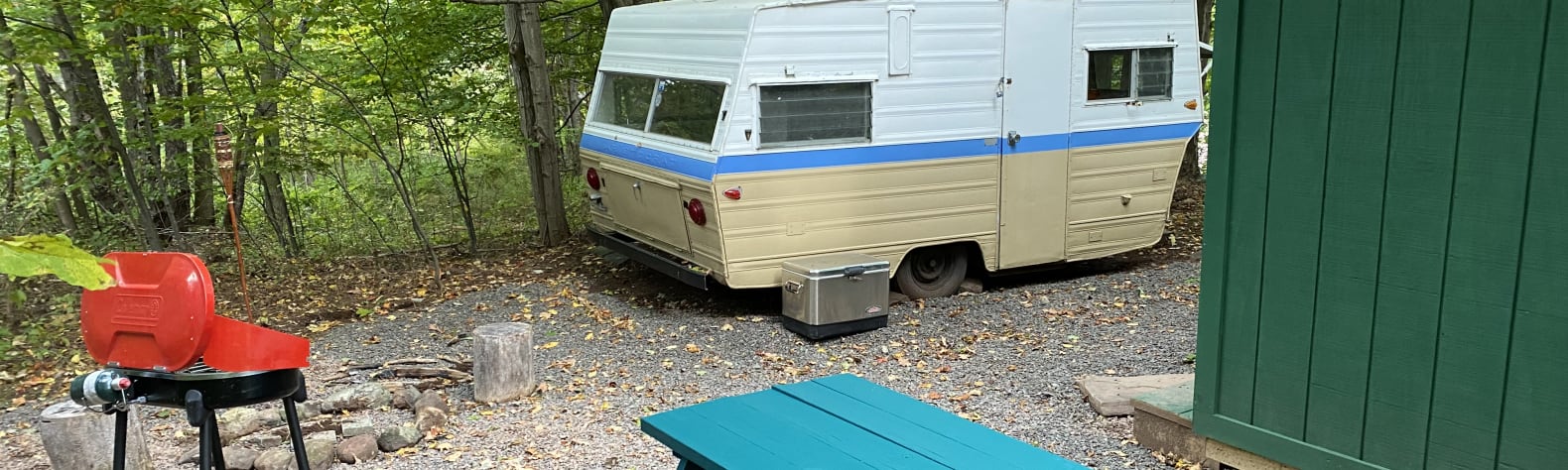 Cabin & Vintage Camper in Windham