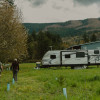 RV camper in main farmstead