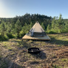 Pine valley tipi on 60 private acre