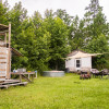 Glamping on a off grid farm.