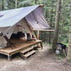 Family Glamping in the Woods