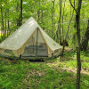 Bell Tent Rustic Hike-in Glamping 3