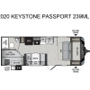 2020 Keystone Passport bunkbed 