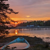 Oceanfront Island camping