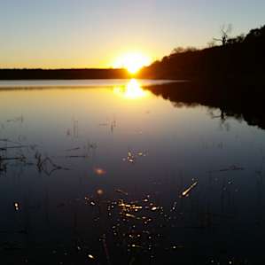 Sunset over Lake Meridian