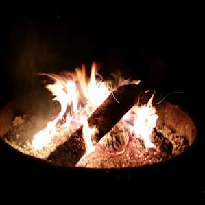 Campfire at site 15