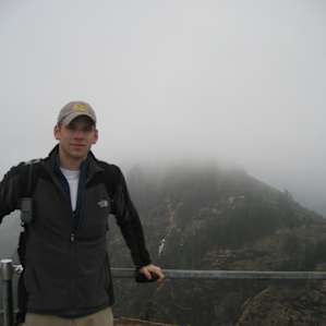 On top of Saddle Mountain.