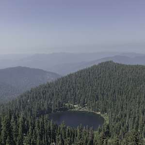 The top of Bolan Lake, around a 3.5 mile round trip hike.
