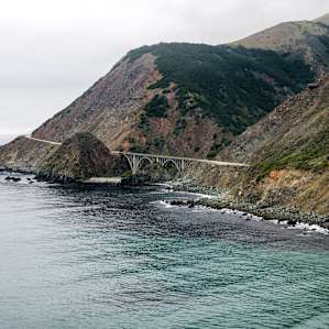 Great views from the bluffs above the Pacific