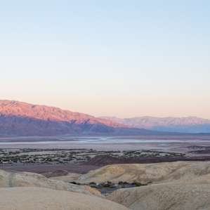 Sunrise over the campground