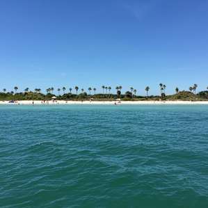 Fort Desoto seen from Hubbard's Marina ferry on the way to Egmont Key.