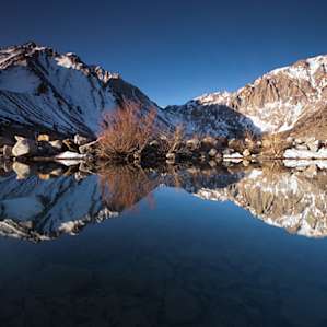 Head to Convict Lake in the morning for stunning light and reflections!