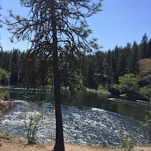 View of the river close to the campground