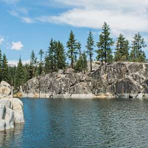 Doris Lake - only a 1mi hike from the campground
