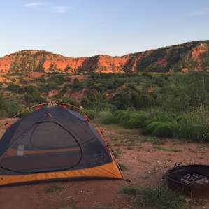 tent lodging canyon