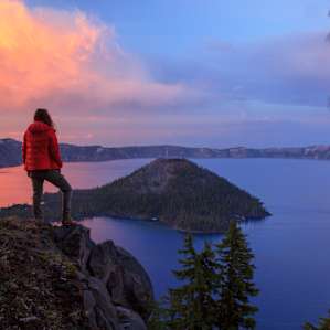 Sunsets at Crater Lake never disappoint!