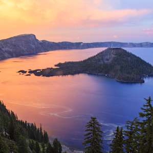 Sunsets at Crater Lake never disappoint!
