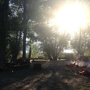 morning by the lake at camp #85