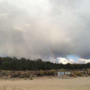 Stormy weather in early fall