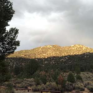 View from southwest side of campground, facing east